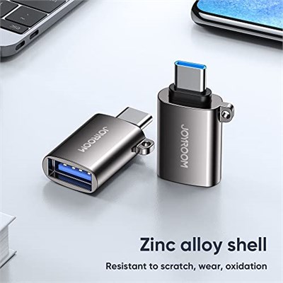 Joyroom S-H151 Type-C Male USB Female Preto Adapter