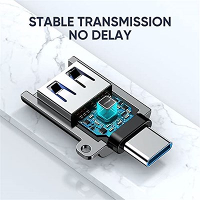 Joyroom S-H151 Type-C Male USB Female Preto Adapter