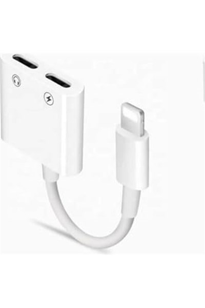 Joyroom S-M403 Iphone Lightning To Ligtning Ses Şarj Çoğaltıcı Beyaz