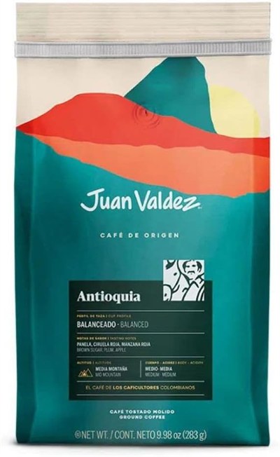 Juan Valdez Antioquia Öğütülmüş Filtre Kahve, 283g