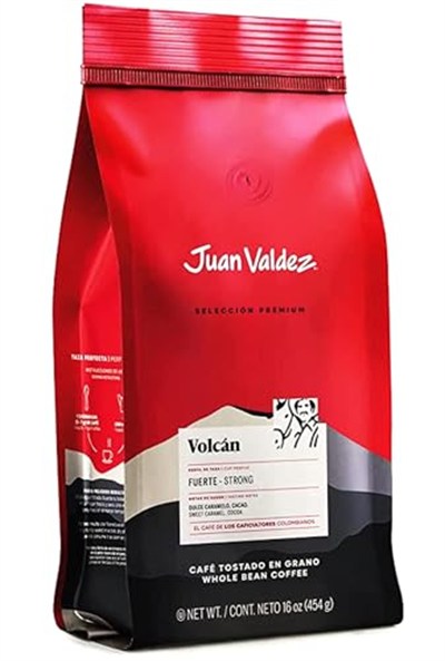 Juan Valdez Volcan Strong Çekirdek Kahve, Premium Selection 454g