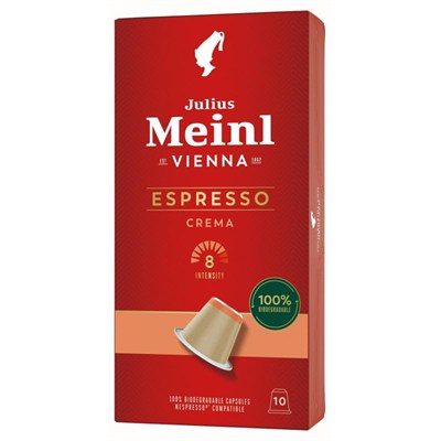 Julius Meinl Espresso Crema Kapsül Kahve 100 Adet Biodegradable
