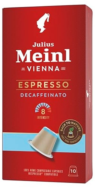 Julius Meinl Espresso Decaf Kafeinsiz Kapsül Kahve 10 Adet Biodegradable