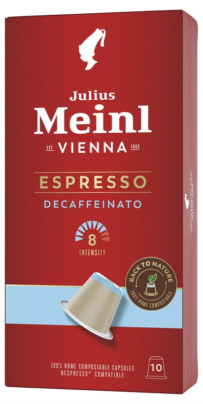 Julius Meinl Espresso Decaf Kafeinsiz Kapsül Kahve 10 Adet Biodegradable