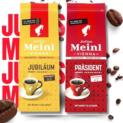 Julius Meinl Jubilaum, Präsident Öğütülmüş Filtre Kahve - 220 g x 2
