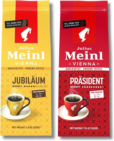Julius Meinl Jubilaum, Präsident Öğütülmüş Filtre Kahve - 220 g x 2