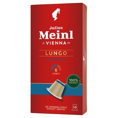 Julius Meinl Lungo Classico Kapsül Kahve - 1 paket 10 Adet Biodegradable