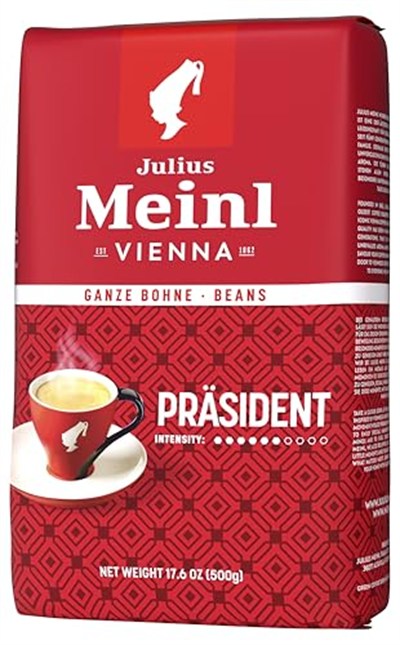 Julius Meinl President Çekirdek Kahve, Orta Kavrulmuş, Classic Aromalı, 500 g