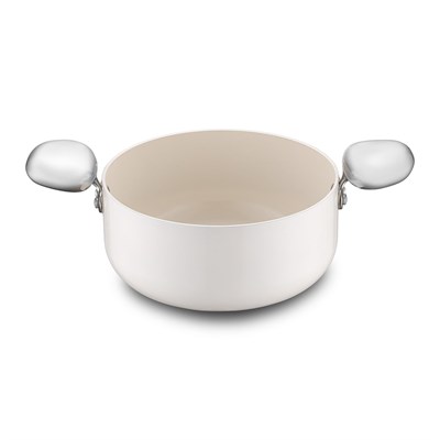 Jumbo Creamstone Swiss Crystal Cream İndüksiyon Tabanlı 7 Parça Tencere Seti