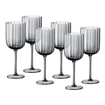 Jumbo Foggy Grey 6lı Kadeh Takımı