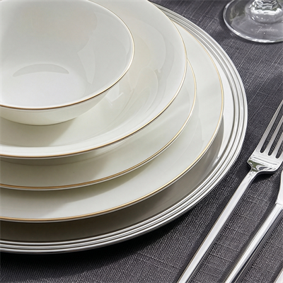 Jumbo Merlem 55 Parça 12 Kişilik Yemek Takımı Gold