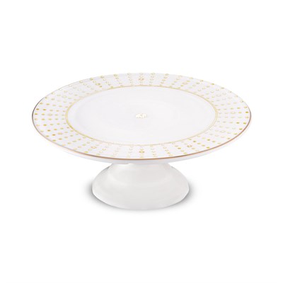 Jumbo Navy Gold Ayaklı Kek Standı 25 cm