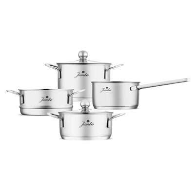 Jumbo New Baby Steel 6 Parça İndüksiyon Tabanlı Çelik Mini Set