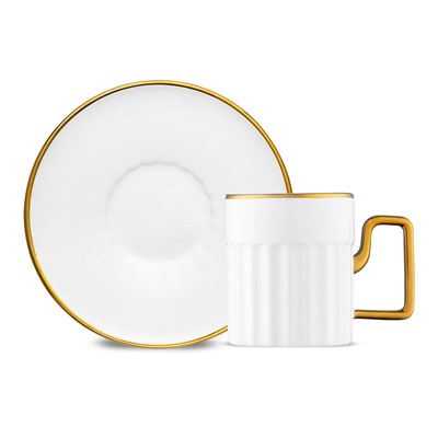 Jumbo Sorin-100 Gold 6 Kişilik Kahve Fincan Takımı