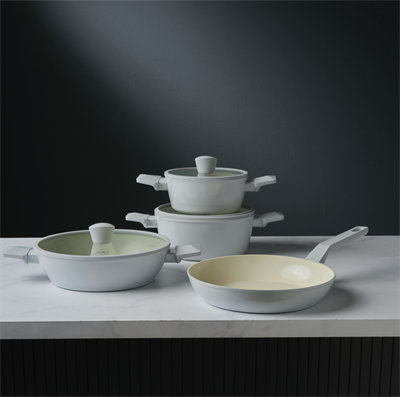 Jumbo Swiss Crystal Light Grey 7 Parça Tencere Seti