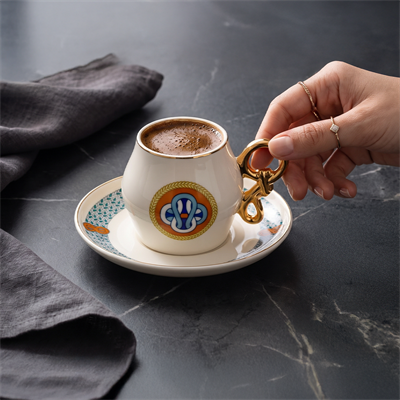 Jumbo Tide 6 Kişilik Kahve Fincan Takımı
