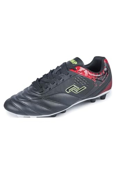 Jump 27603 Black Red Neon Green Erkek Çim Zemin Kramponu 27603-BLACK-RED-NEON-GREEN Siyah