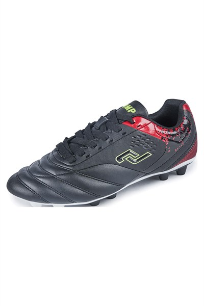Jump 27603 Black Red Neon Green Erkek Çim Zemin Kramponu 27603-BLACK-RED-NEON-GREEN Siyah