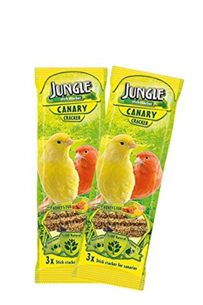 Jungle Ballı Yumurtalı Kanarya Krakeri, 3lü Paket