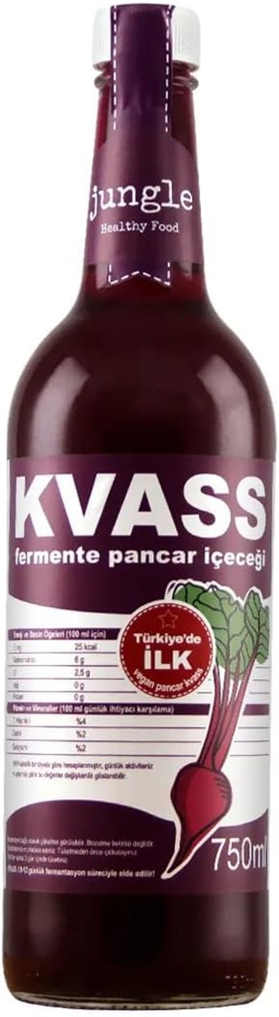 Jungle Healthy Food Sade Pancar Kvass 750 mililitre