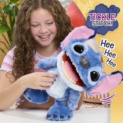 Just Play Disney Ultimate Stitch – Fonksiyonel Pelüş Hayvan, 100+ Gürültü ve Tepki, 3 Yaşından İtibaren, 43 cm, Etkileşimli, Pelüş Hayvan