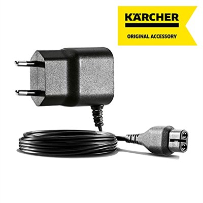 Kärcher 2.633-107.0 Yedek pil şarj cihazı, Kärcher pencere süpürgeleri için, Siyah