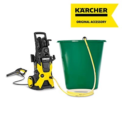 Kärcher 26431000 Basınçlı Yıkama Aksesuarı için 5 m Emme Hortumu ve Filtresi, Beyaz, Sarı