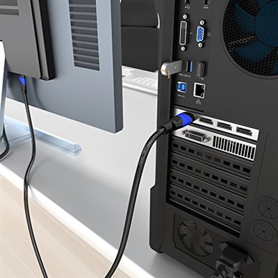 KabelDirekt – 8K DisplayPort Kablo – 2.9m – DP Kablosu, Almanya’da geliştirilmiştir – 0,5-10m arasında mevcuttur (PC/Laptop için Display Port Monitör Kablosu, 8K/4K@60Hz, 144Hz, Dolby Audio, siyah)