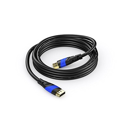 KabelDirekt – 8K DisplayPort Kablo – 2.9m – DP Kablosu, Almanya’da geliştirilmiştir – 0,5-10m arasında mevcuttur (PC/Laptop için Display Port Monitör Kablosu, 8K/4K@60Hz, 144Hz, Dolby Audio, siyah)