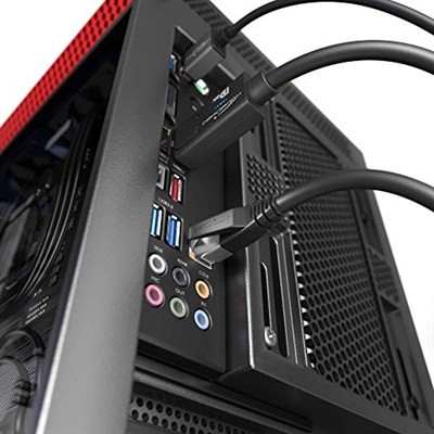 KabelDirekt – Cat 8 ağ kablosu, 40 Gigabit, esnek ve kırılmaz yapı – 10m (LAN kablosu/Ethernet kablosu, maksimum fiber hızı iletir ve oyun/PS5/Xbox için uygundur, RJ45 fiş)