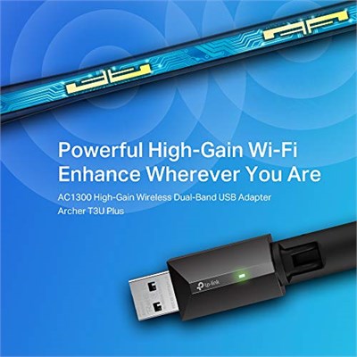 Kablosuz Wifi Alıcı AC1300 Mbps Dual Band USB 3.0 Adaptör