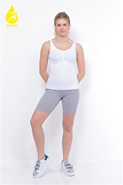 Kadın Atlet Şekillendirici ve Zayıflamaya Yardımcı - İdeal Vücut Hatlarına Ulaşın, Zayıflamaya Yardımcı Premium Korse Atlet - Bedenler: S, M, L, XL, XXL
