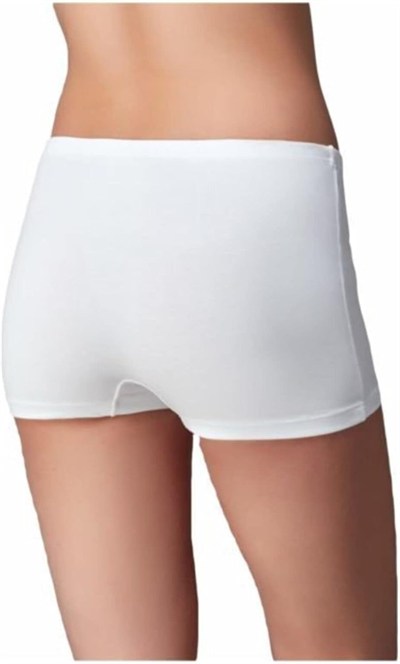 Kadın Beyaz 2 Li Paket Bambu Boxer Külot (Beyaz/M)-SL901-869804SL21878