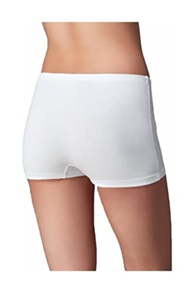 Kadın Beyaz 2 Li Paket Bambu Boxer Külot (Beyaz/M)-SL901-869804SL21878