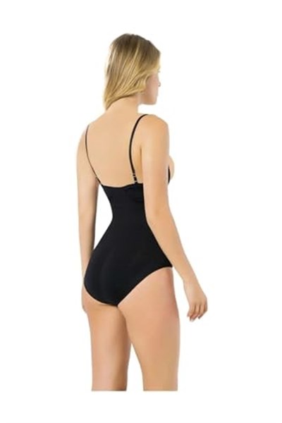 Kadın Beyaz Dikişsiz Göğüsü Açık Body Slip Korse