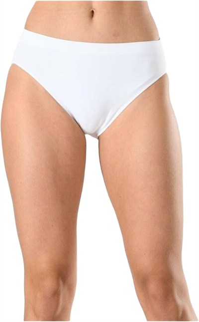 Kadın Beyaz Geniş Kenarlı Slip Külot (Beyaz/L/XL)