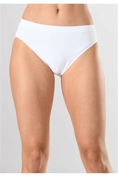 Kadın Beyaz Geniş Kenarlı Slip Külot (Beyaz/L/XL)