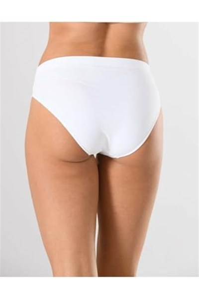Kadın Beyaz Geniş Kenarlı Slip Külot (Beyaz/L/XL)