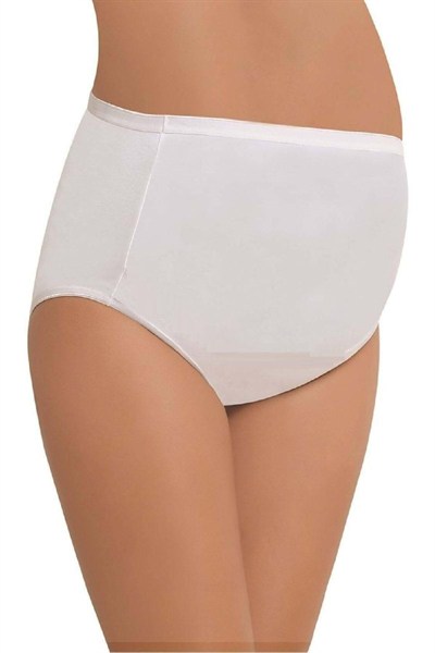 Kadın Beyaz Modal Cotton Hamile Külot