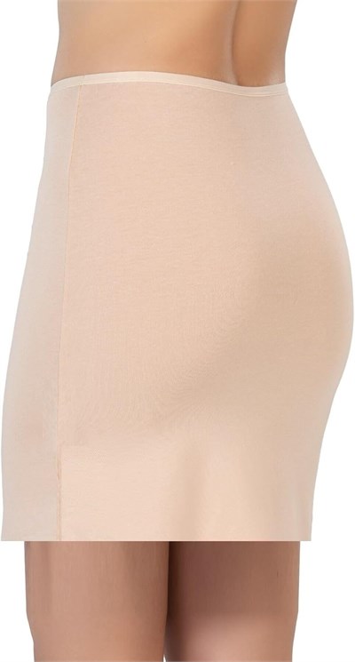 Kadın Beyaz Modal Cotton Mini Jupon