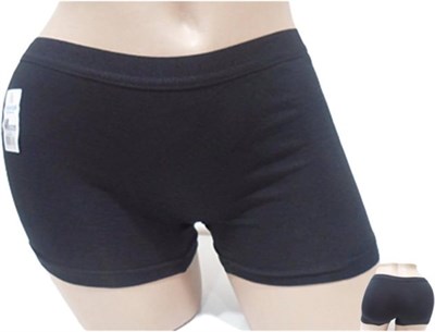 Kadın Boxer, 6lı Set, Siyah, XL Beden