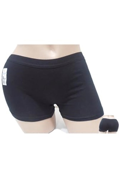 Kadın Boxer, 6lı Set, Siyah, XL Beden