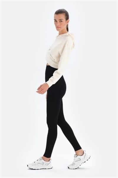 KADIN ÇAPRAZ DETAYLI MODAL SWEATSHIRT