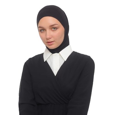 Kadın Düz Gömlek Yaka Hazır Tesettür İç Boyunluk Kurtarıcı Yakalık