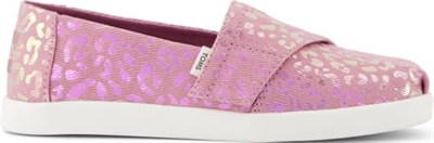 Kadın Espadril 10022094 Toms ALPARGATA Cosmic Pink Iridescent Leopard