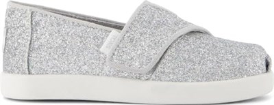 Kadın Espadril 10022111 Toms Alpargata Classic iridescent Glimmer Silver