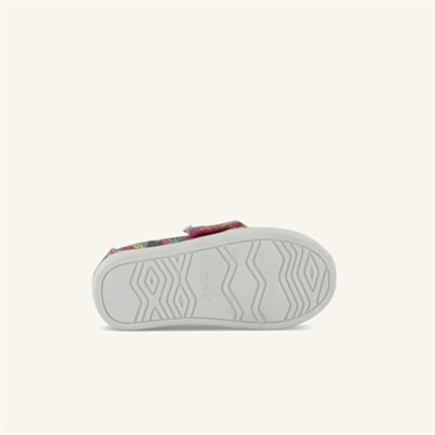 Kadın Espadril 10022120 Toms ALPARGATA Fuchsia Birds of Paradise Print