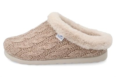Kadın Ev Terliği B3 W64 UZ Fly Flot CLOTH WOMAN SLIPPER 6009-Beige