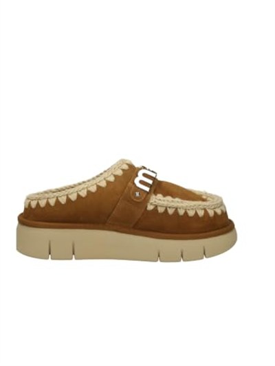 Kadın Ev Terliği MU.FW531001A COG Mou Bounce clog metal logo Cognac
