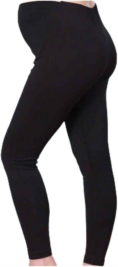 Kadın Siyah Hamile Lohusa Taytı Pamuklu Mb3041 (Siyah/XL)